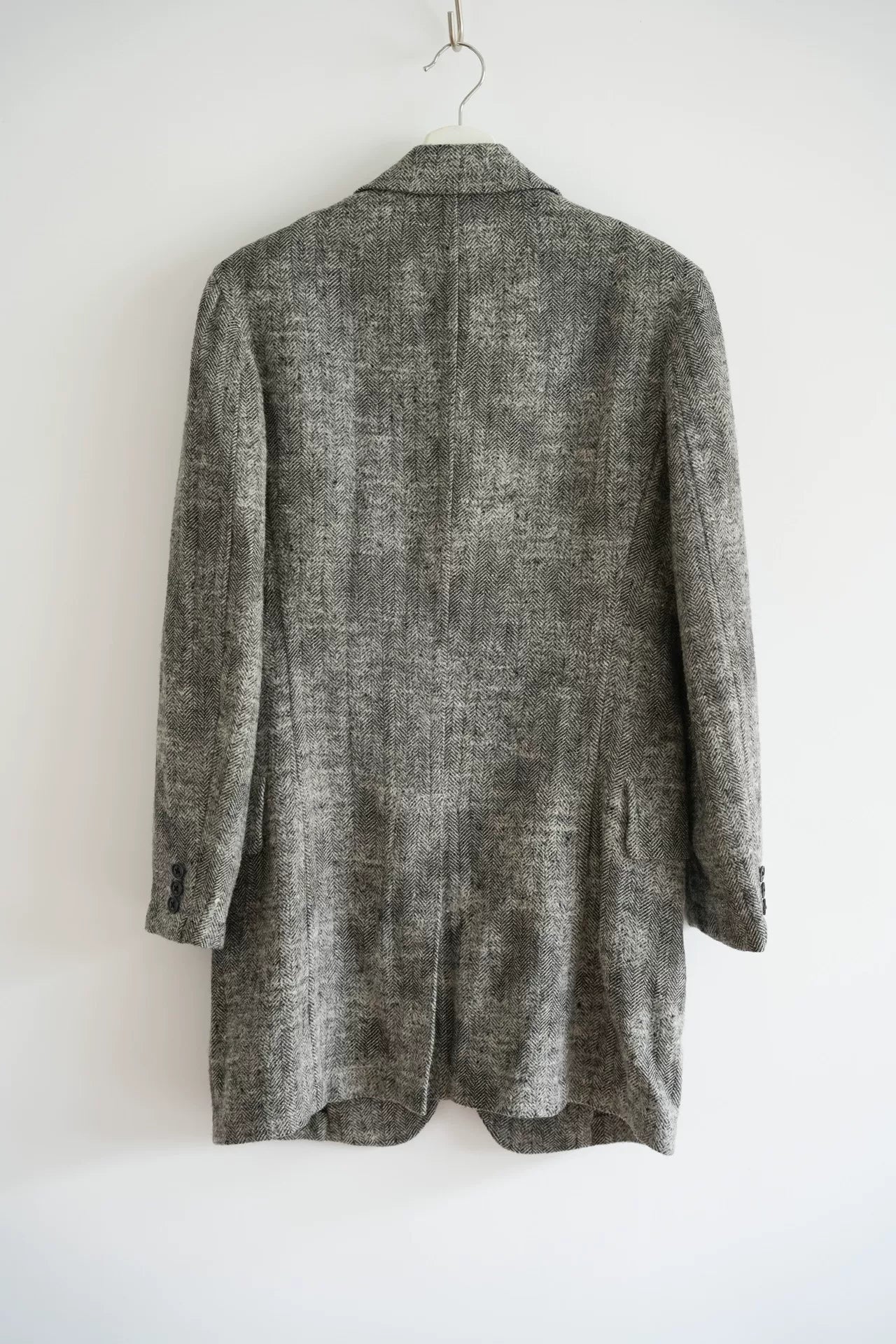 Yohji Yamamoto Fishbone Pattern Suit Jacket