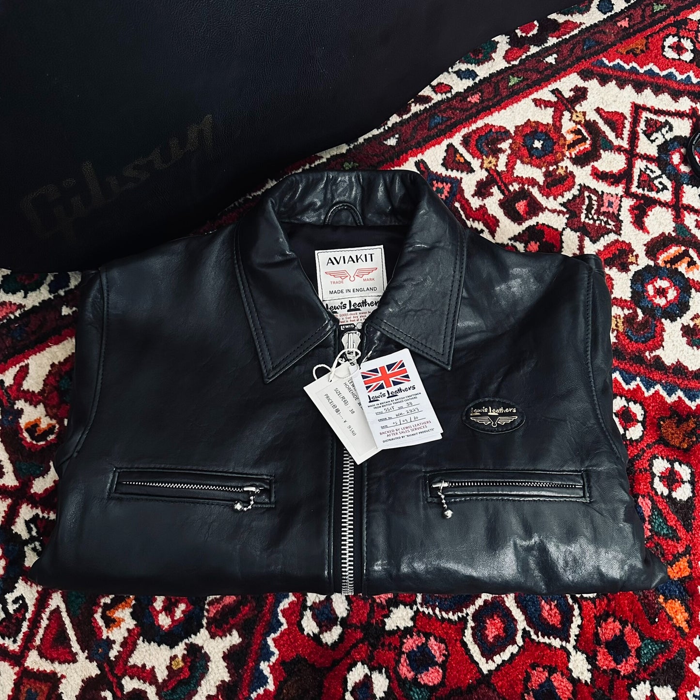 lewis leathers 551T black leather jacket