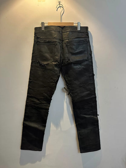 Givenchy MMW Black Paint Splash Jeans