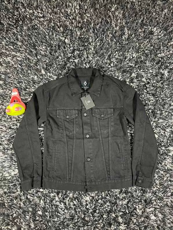 marcelo burlon printed denim jacket