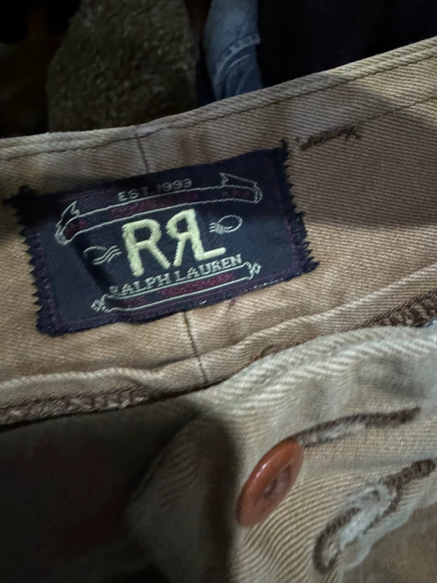 RRL Utility Pant with Heavy Wash Finish
