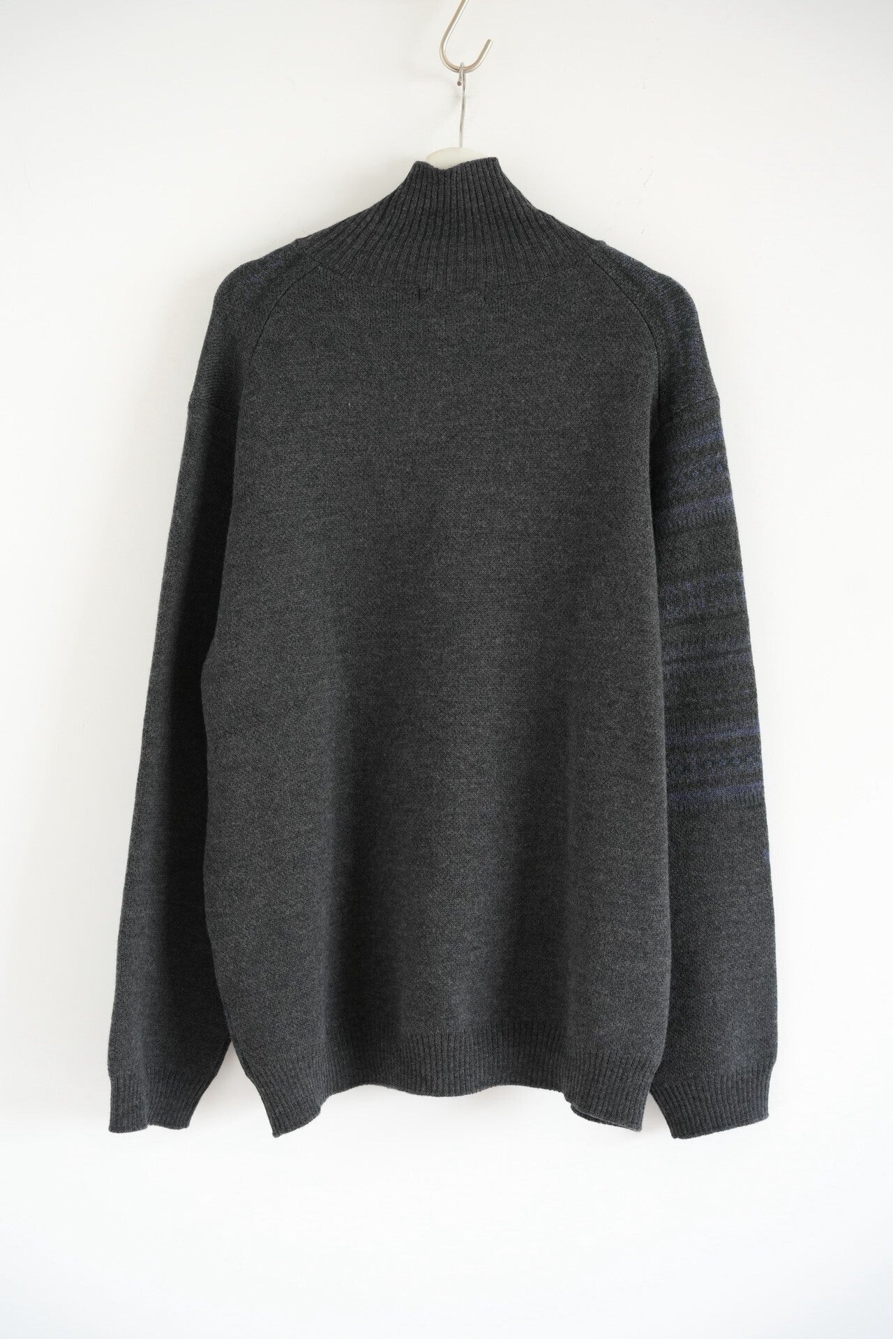 yohji yamamoto striped turtleneck sweater