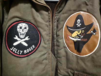 Freewheelers B10 Flight Jacket with Skull Design