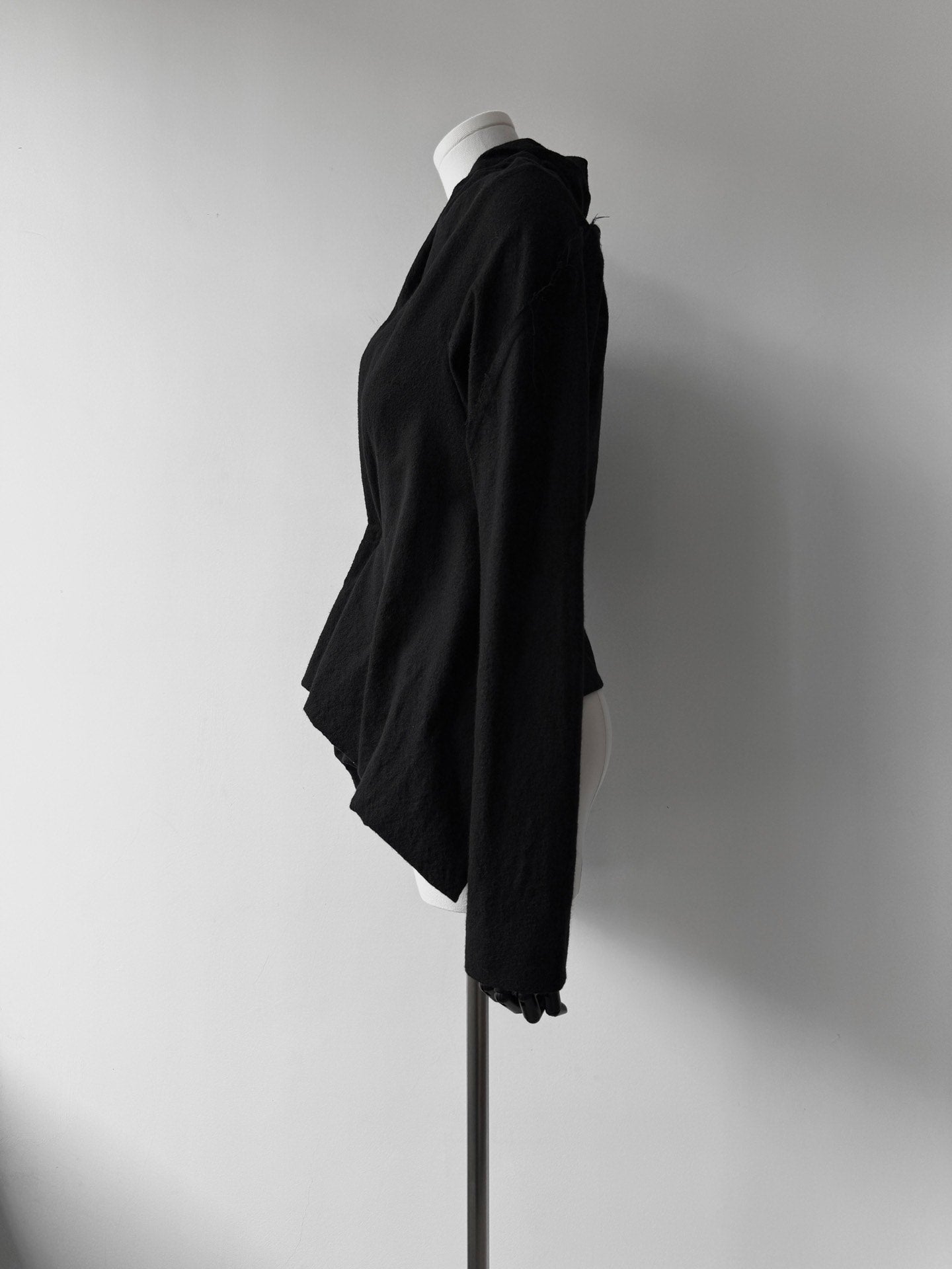 Yohji Yamamoto 24AW Asymmetric Wool Jacket