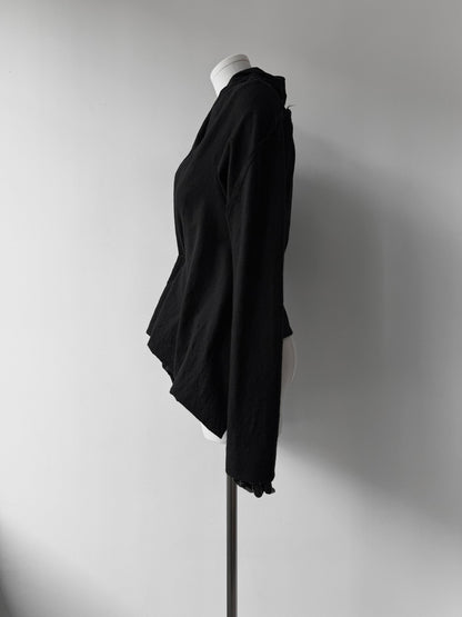 Yohji Yamamoto 24AW Asymmetric Wool Jacket