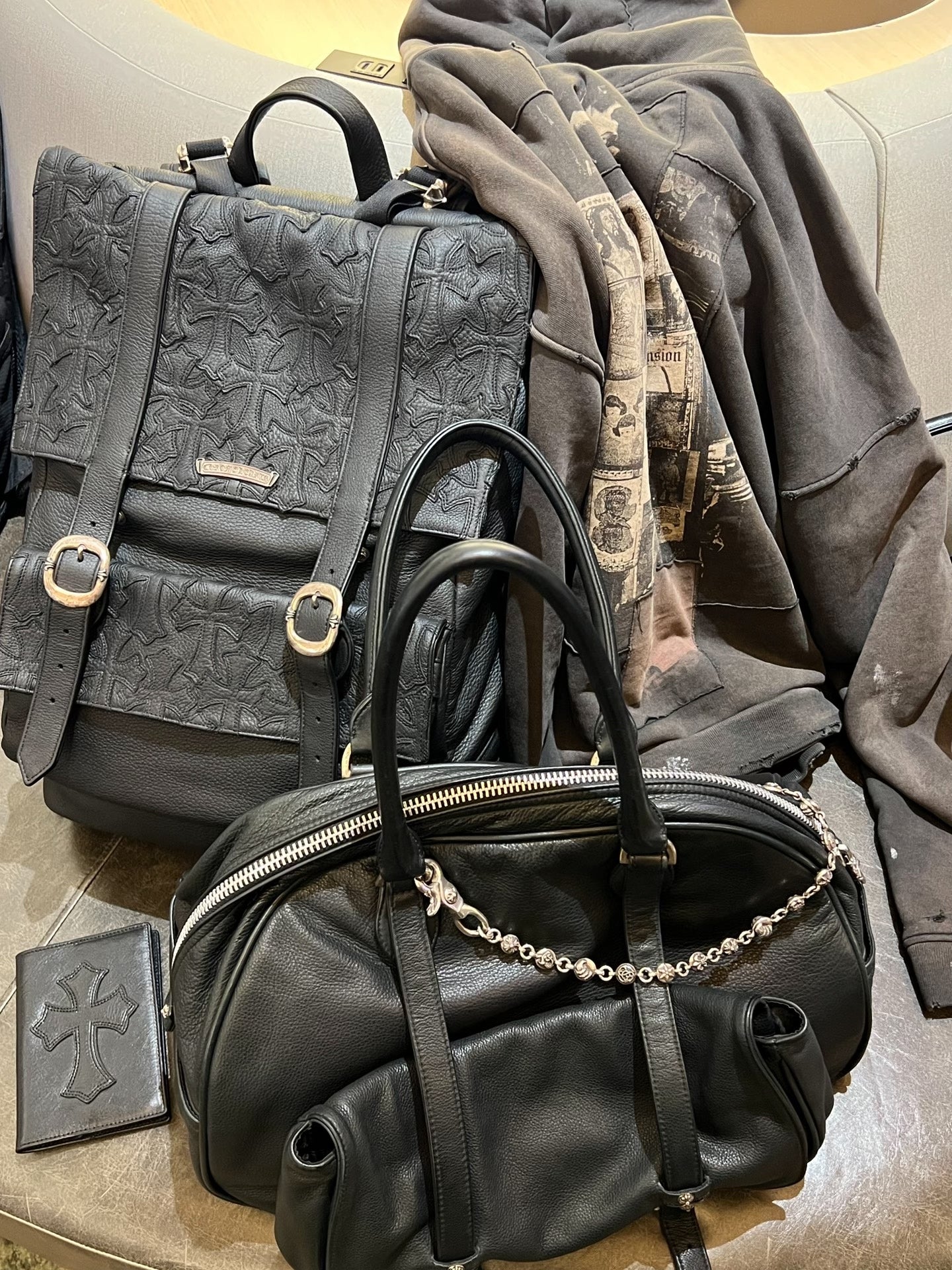 Chrome Hearts Korean Limited 2in1 Cargo Gym Bag