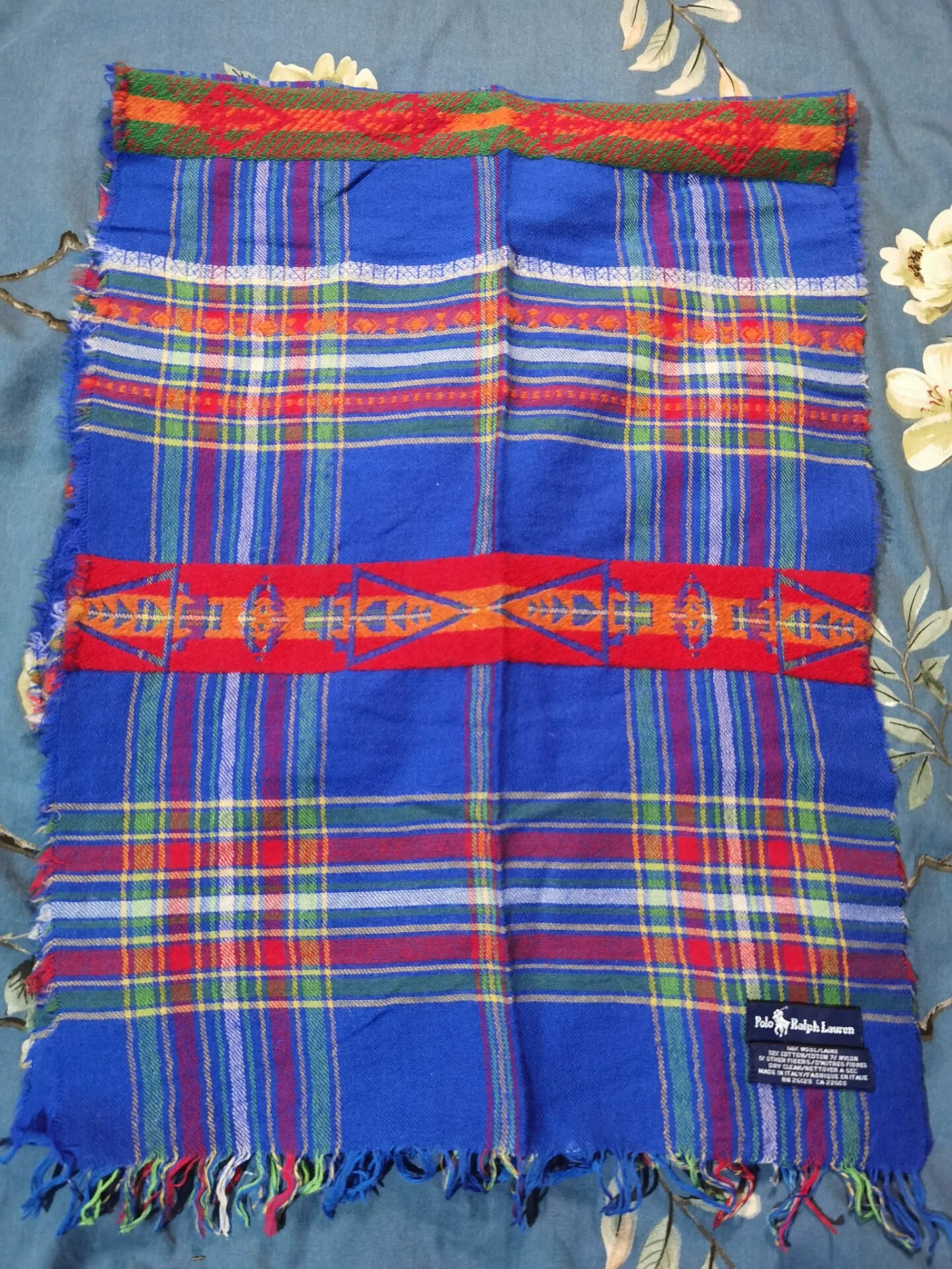 Ralph Lauren Navajo Pattern Scarf