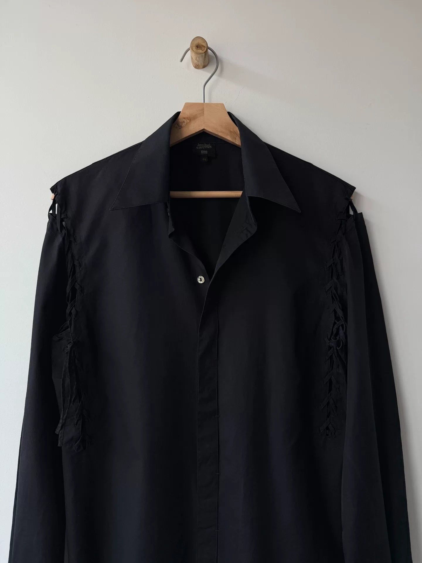 Jean Paul Gaultier Black Tie Detail Shirt