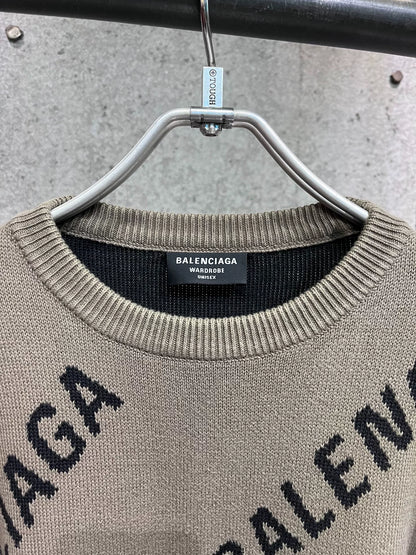 Balenciaga Letter Sweater Size S