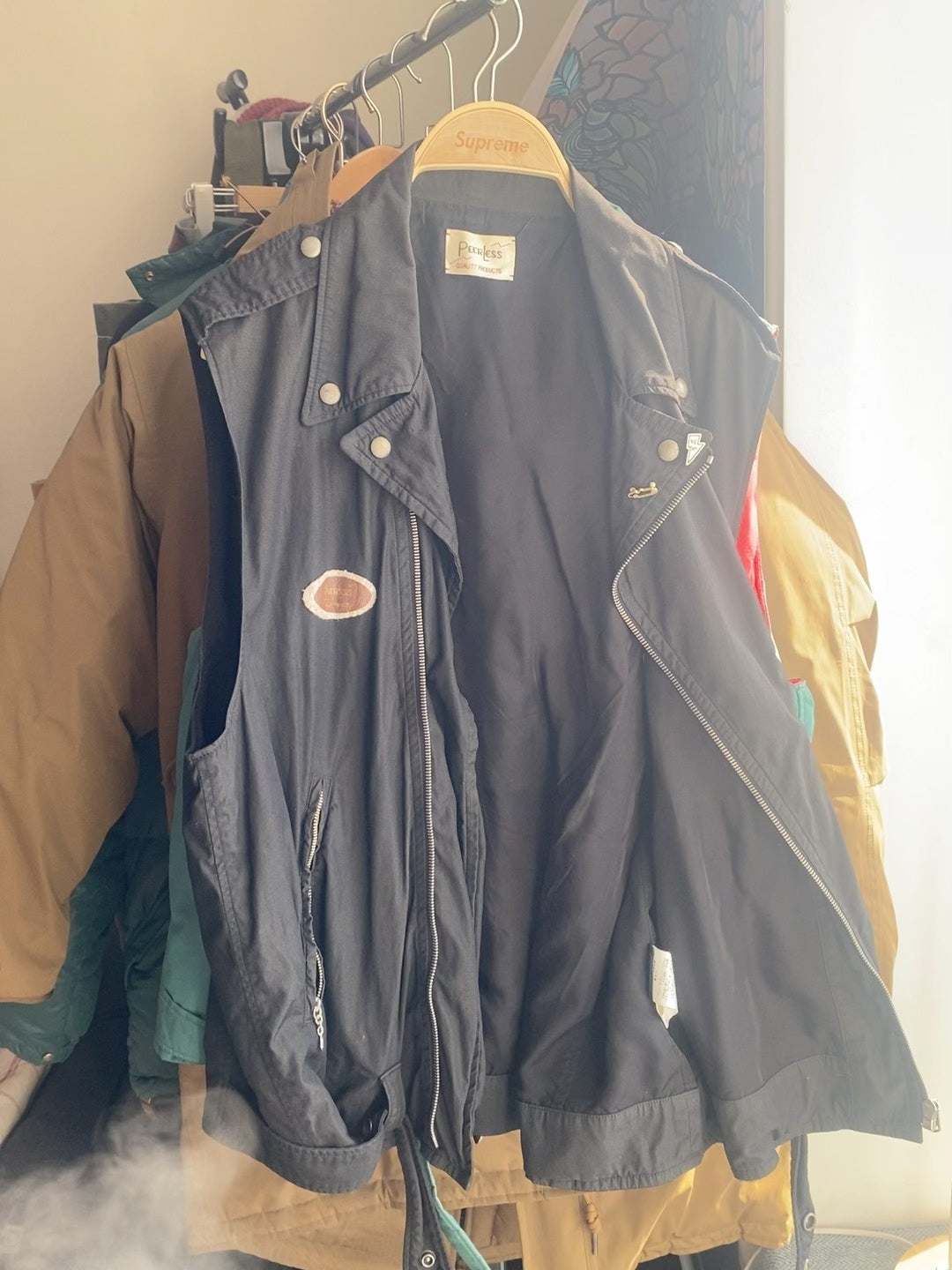 visvim strabler dark gray vest