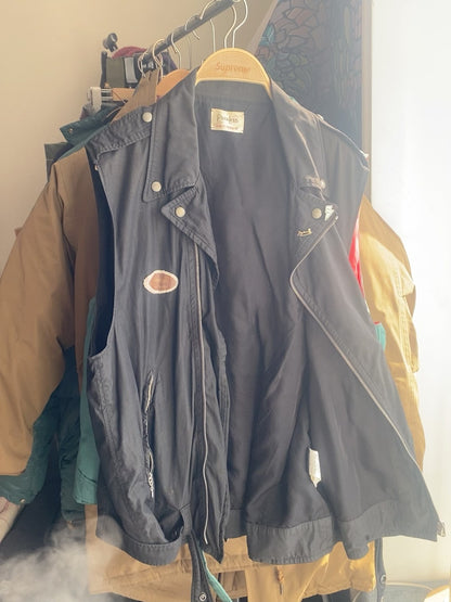 visvim strabler dark gray vest
