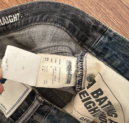 bape savage narrow 14oz denim pants