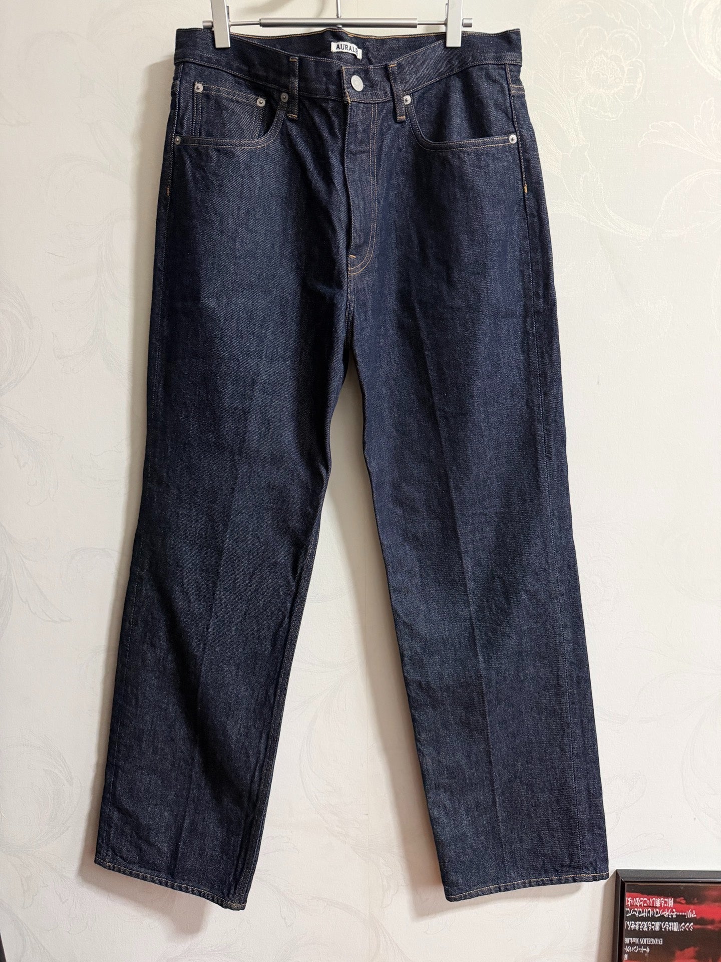 AURALEE HARD TWIST DENIM 5P PANTS
