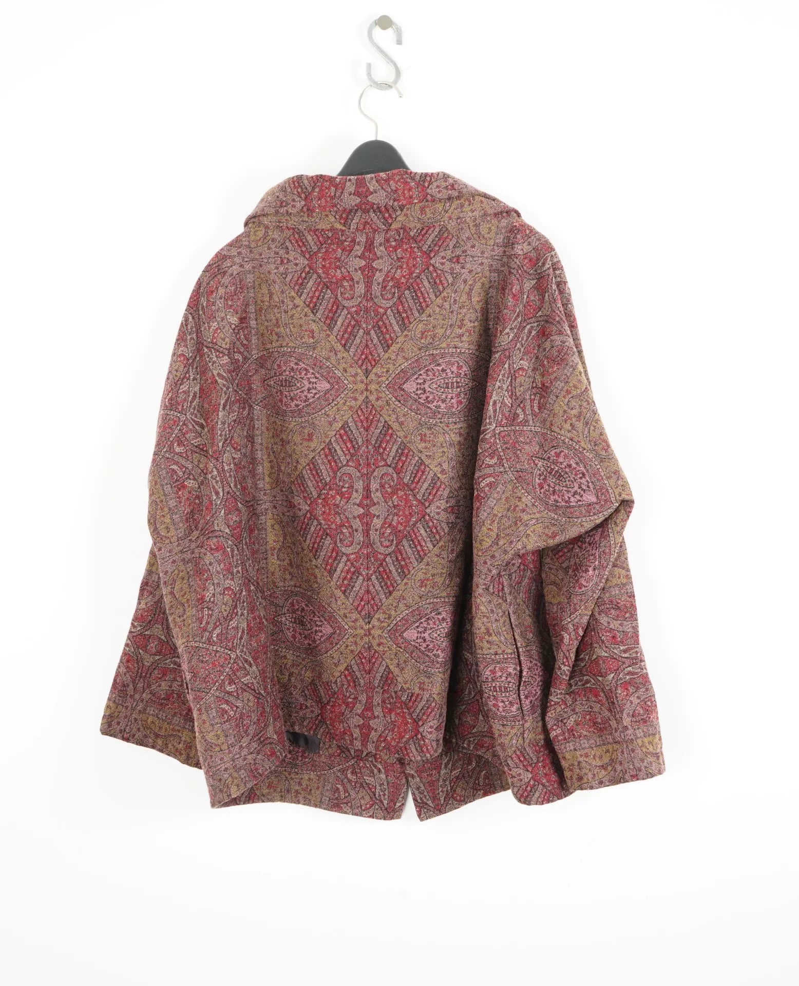 Yohji Yamamoto Embroidered Cloak Coat
