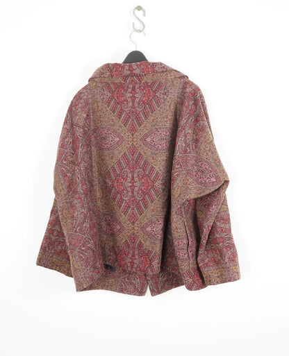 Yohji Yamamoto Embroidered Cloak Coat