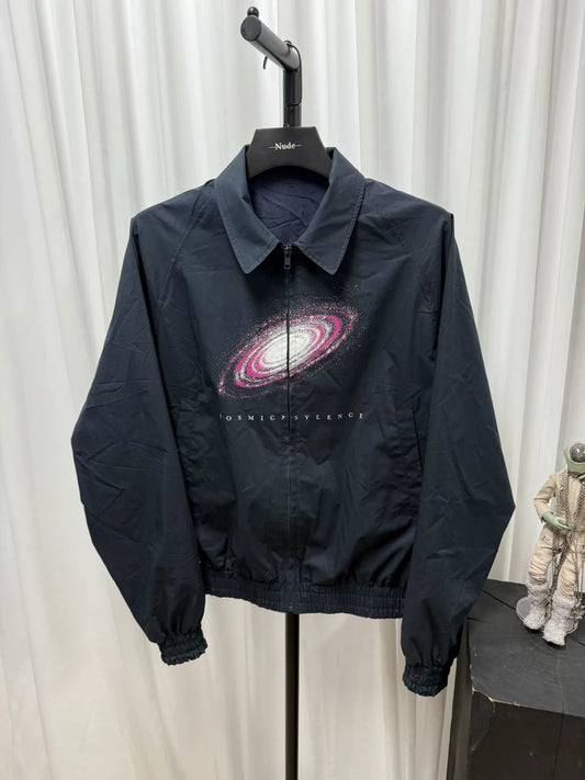 undercover galaxy print oversized jacket
