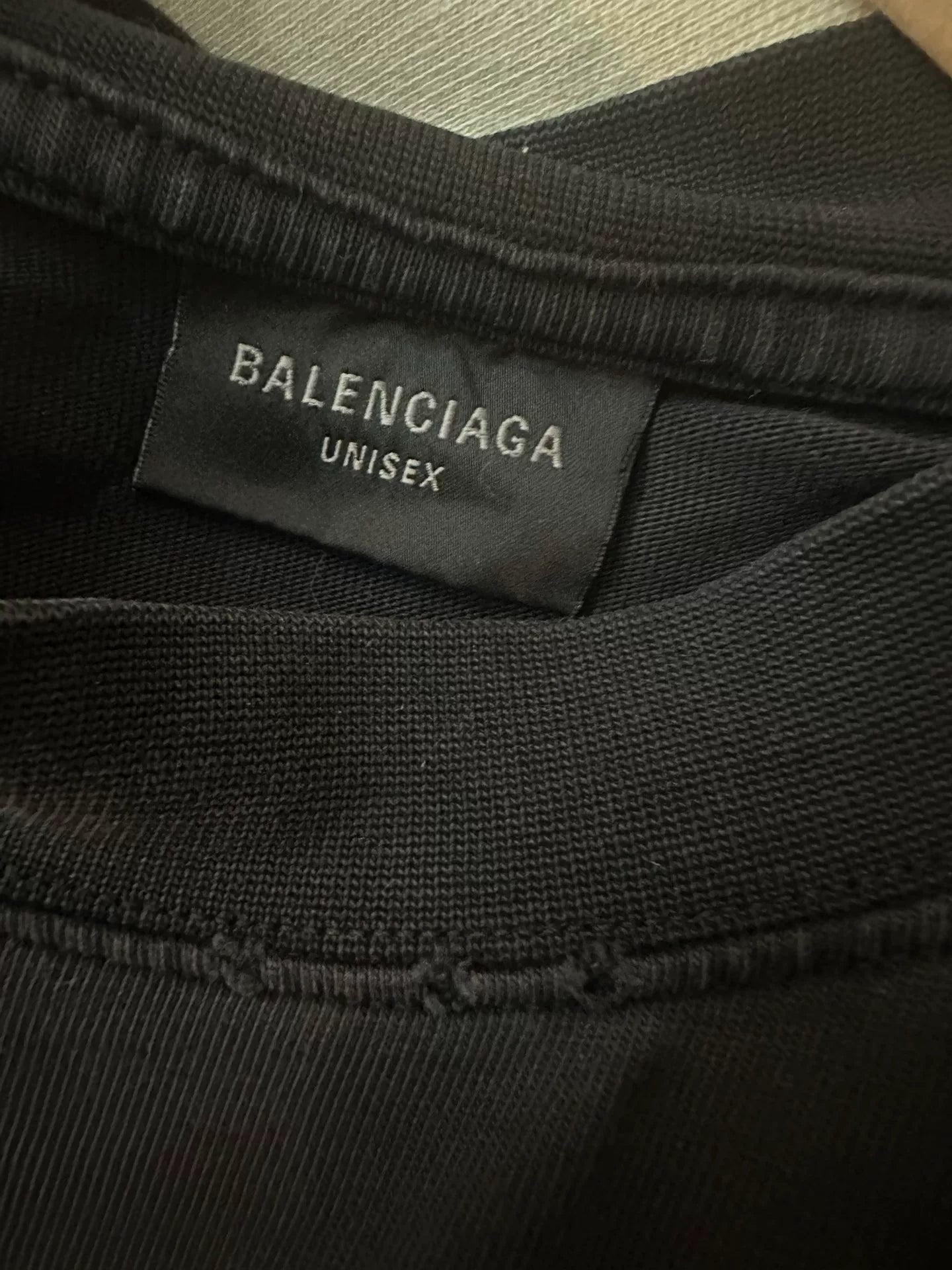 Balenciaga Be Different Apple Logo Short Sleeve Tee