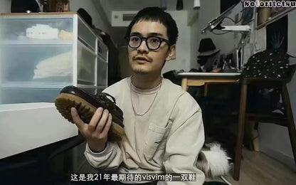 visvim wallace deck folk leather shoes