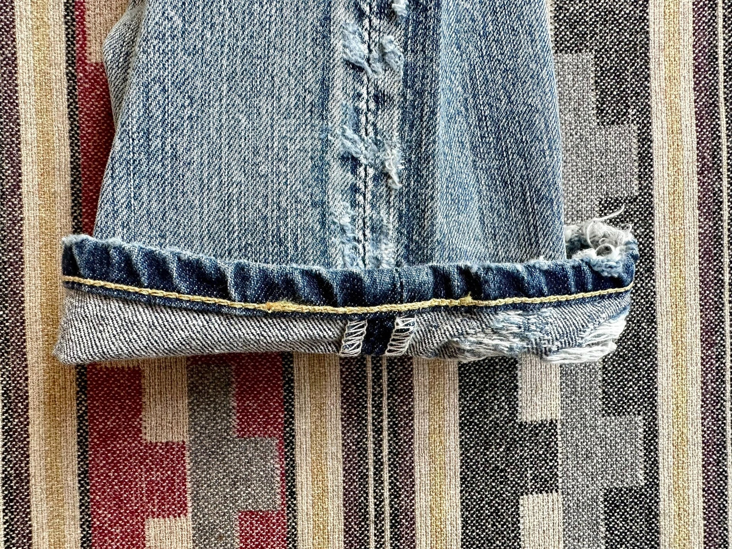 prps distressed heavy washed denim jeans