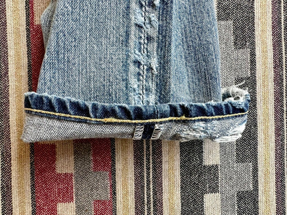 prps distressed heavy washed denim jeans