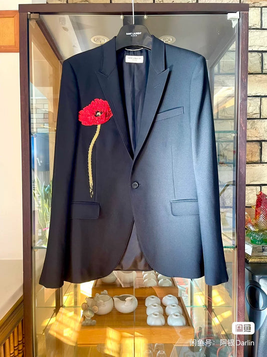 Saint Laurent One-of-a-Kind Black Blazer