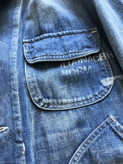 anachronorm denim hunting jacket for men