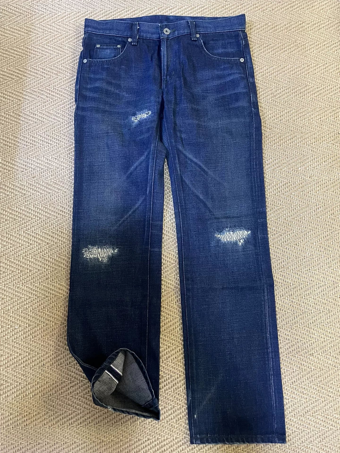 NEIGHBORHOOD Early Distressed Denim Jeans