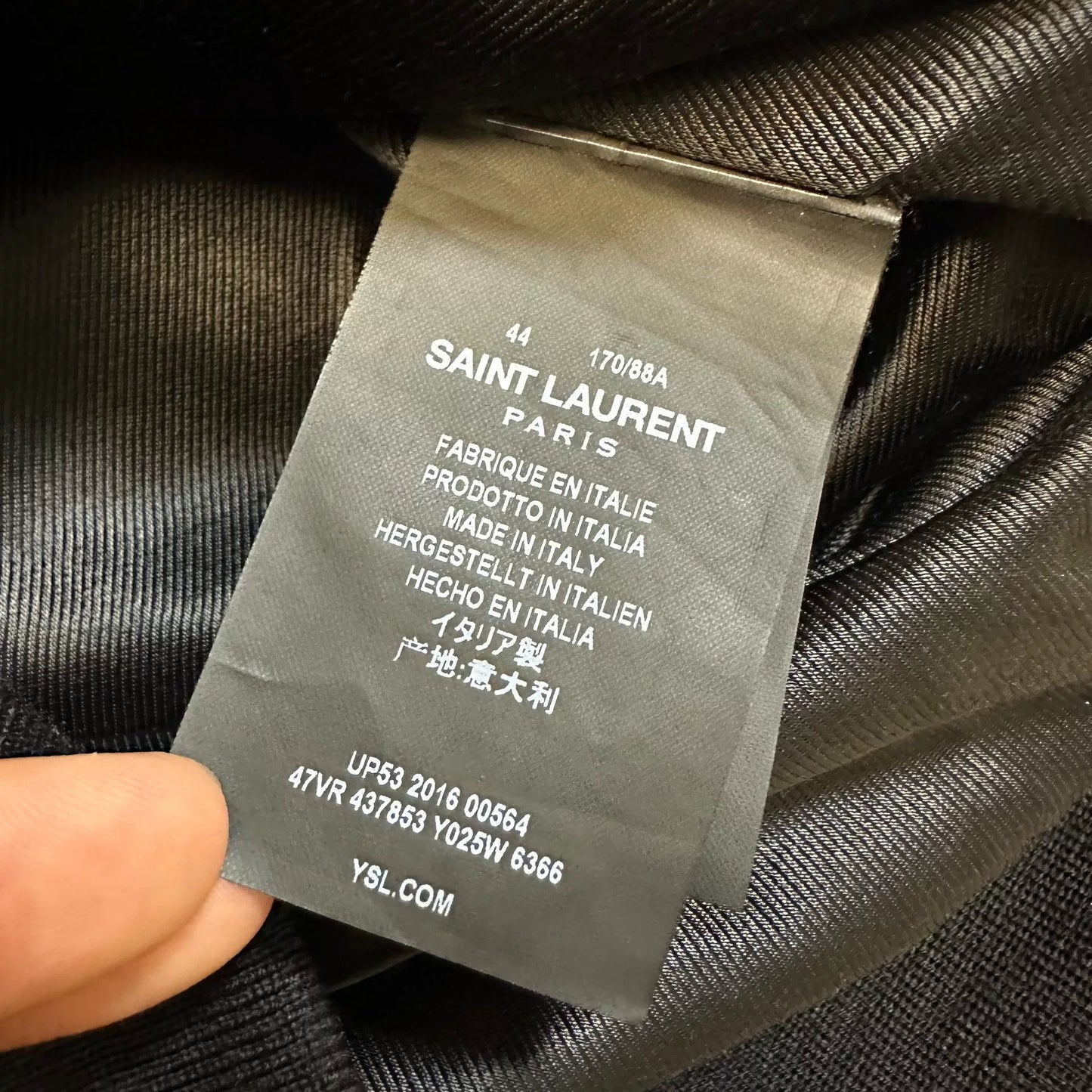 Saint Laurent Red Velvet Pearl Jacket