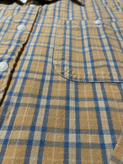 RRL Plaid Work Shirt L Size
