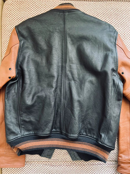 NEIGHBORHOOD Leather Baseball Jacket