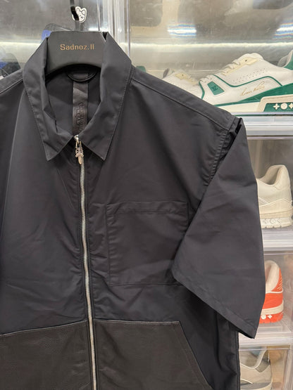Chrome Hearts Nylon Leather Sword Zip Shirt