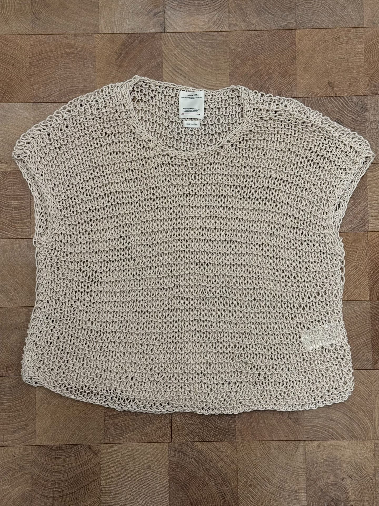 visvim 22ss Lattice Hand-Knit Vest
