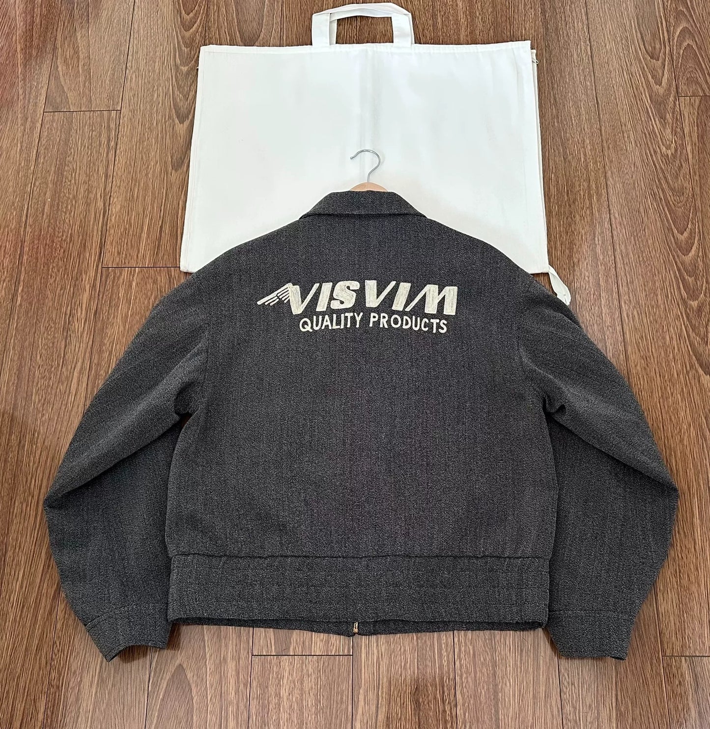 visvim rudy sb blouson jacket charcoal gray