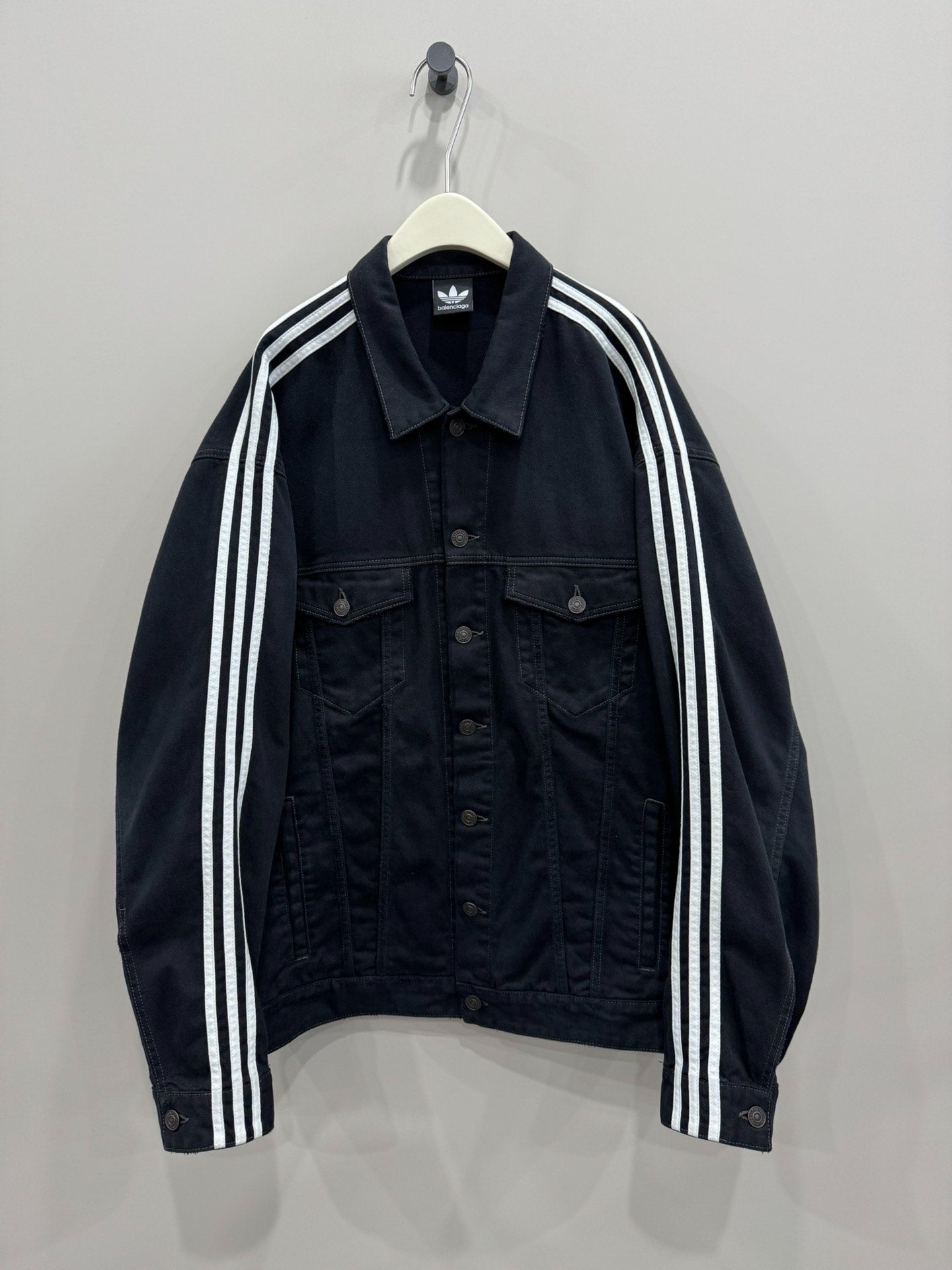 balenciaga adidas denim jacket size 2
