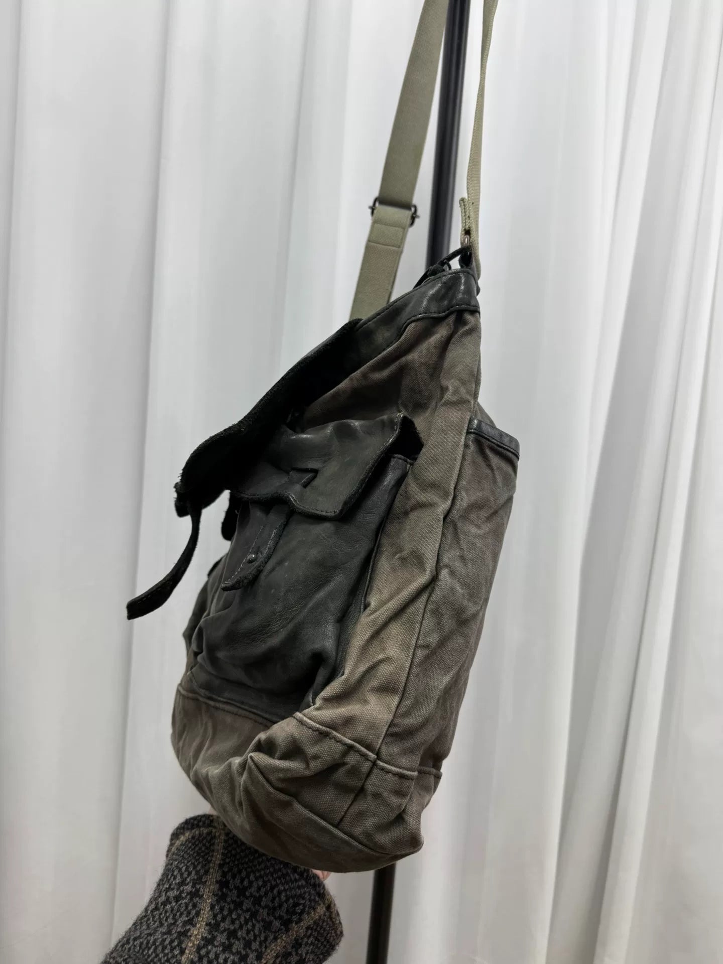 y's for men large capacity shoulder bag