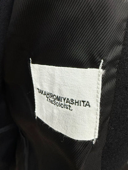 soloist skull ring zip jacket black