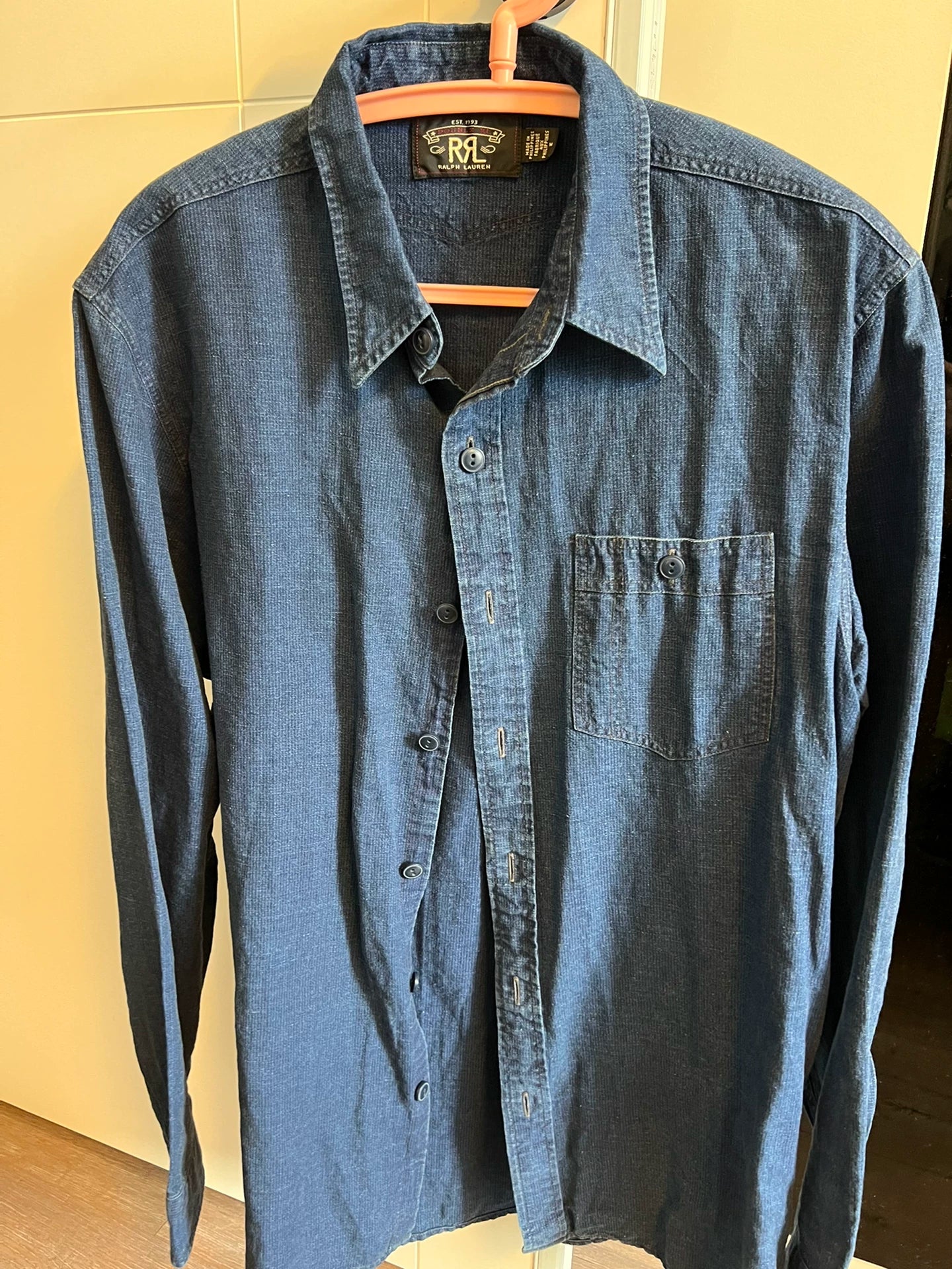 rrl patterned button-up shirt collection