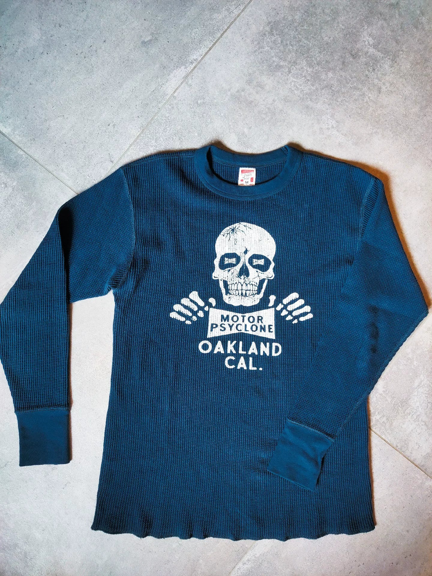 Freewheelers Skull Waffle Knit M Tee