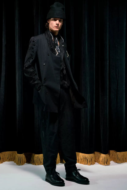 The Soloist 18SS Embroidered Note Blazer