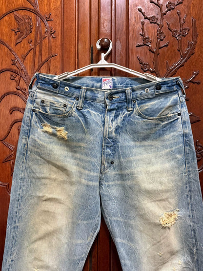 PRPS Men's Straight Wide-Leg Jeans