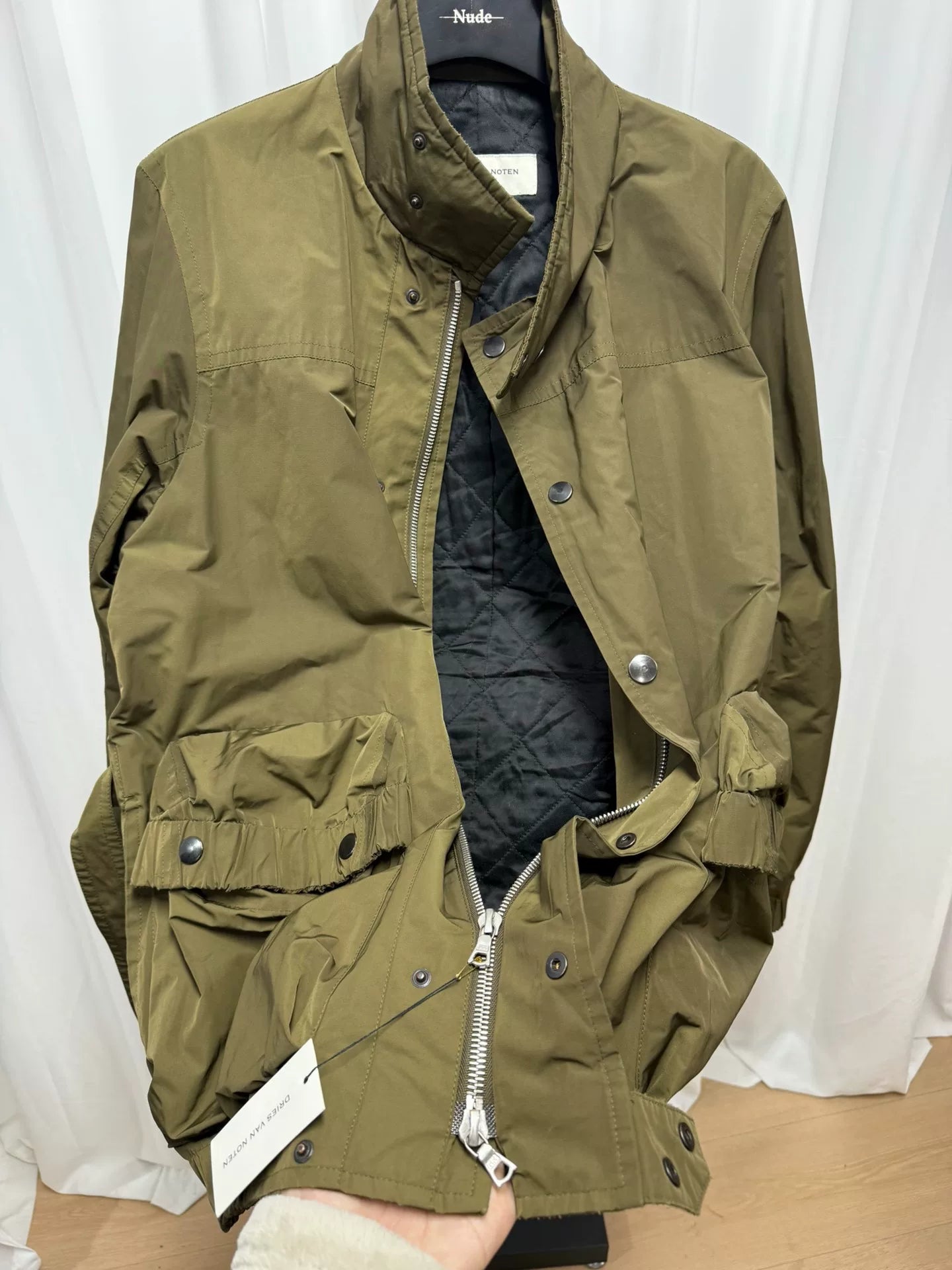 drapes van noten loose pocket jacket