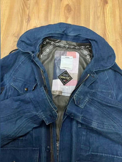 Visvim GORE-TEX PFD Blue Denim Jacket