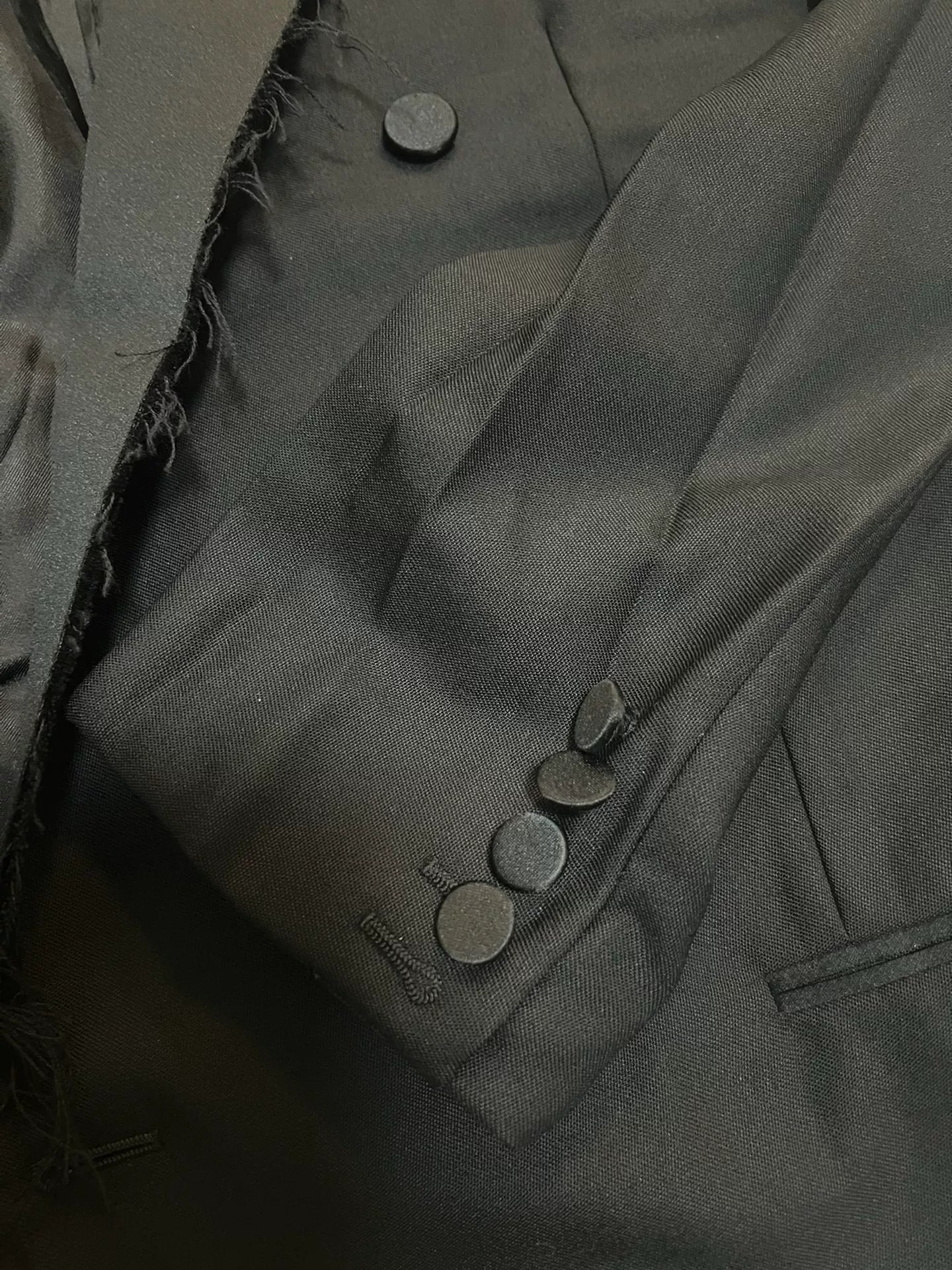 Saint Laurent Black Double-Breasted Blazer