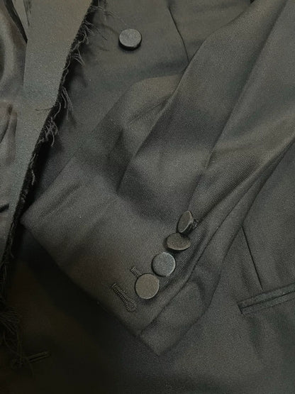 Saint Laurent Black Double-Breasted Blazer