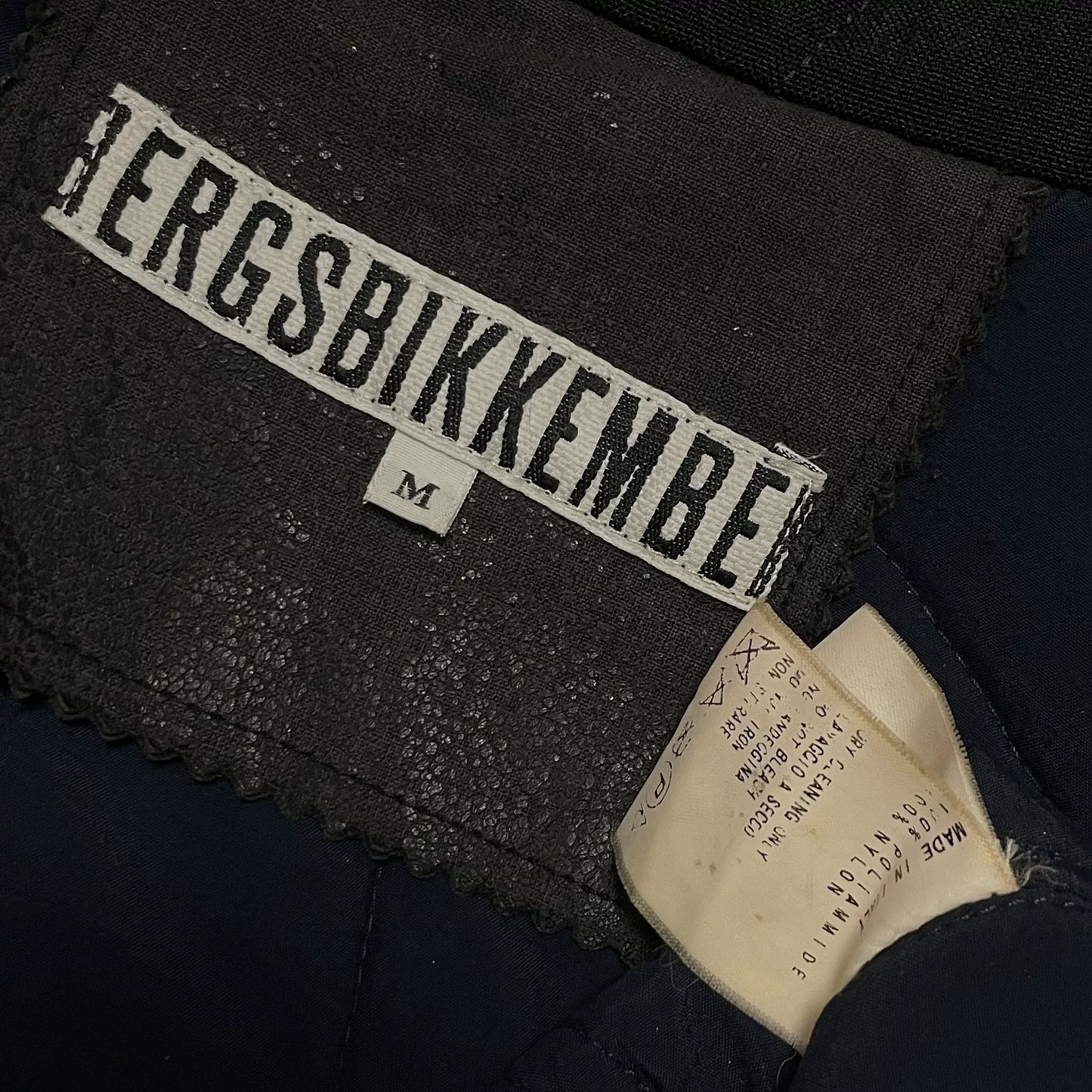 dirk bikkembergs 90s double zip jacket