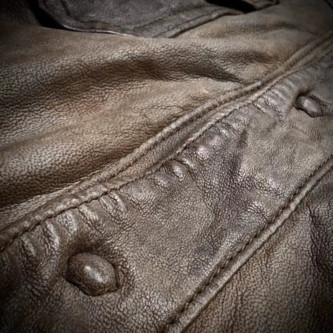 Giorgio Brato Men's Retro Leather Jacket