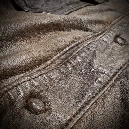 Giorgio Brato Men's Retro Leather Jacket