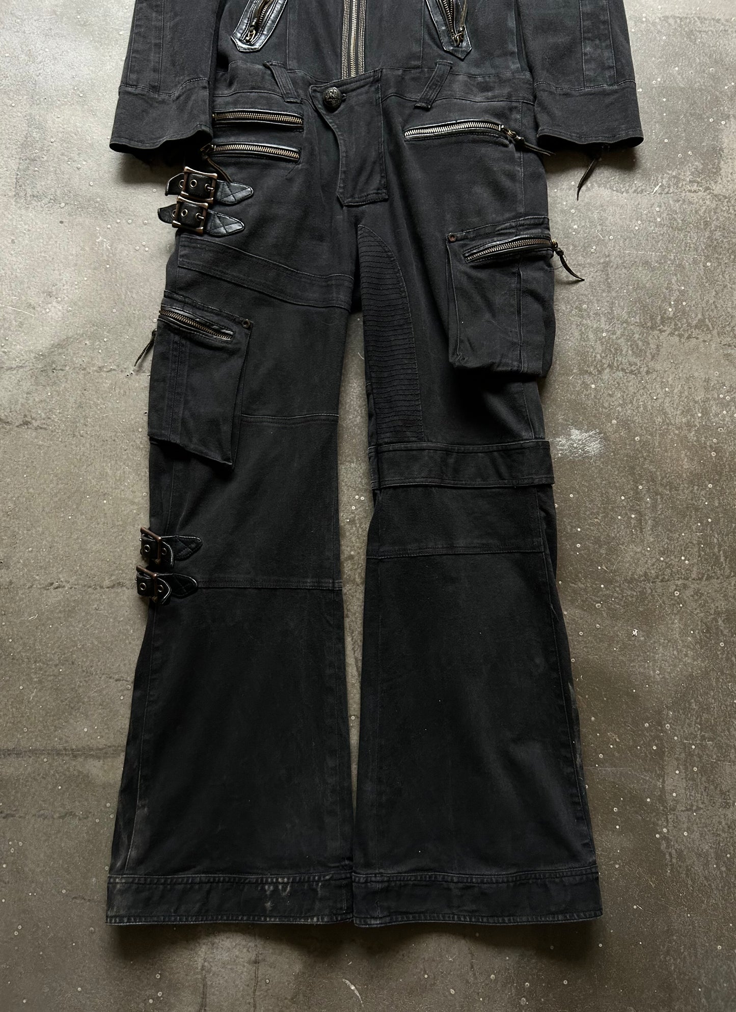 14th Addiction Racer Denim Jumpsuit