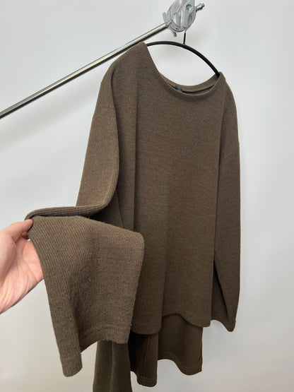 Yohji Yamamoto Wool Blend Knit Sweater