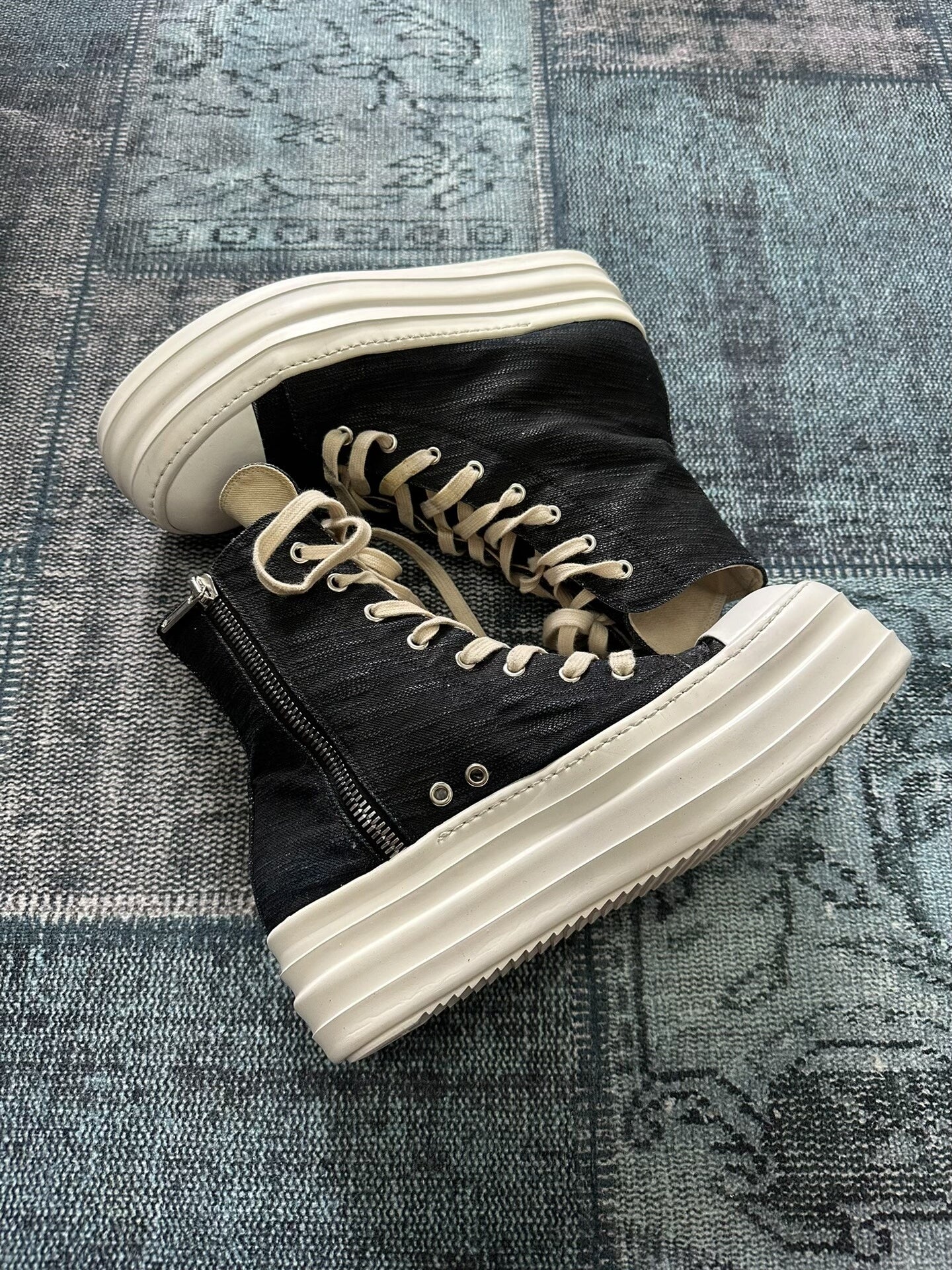 Rick Owens Thick Sole Sneakers